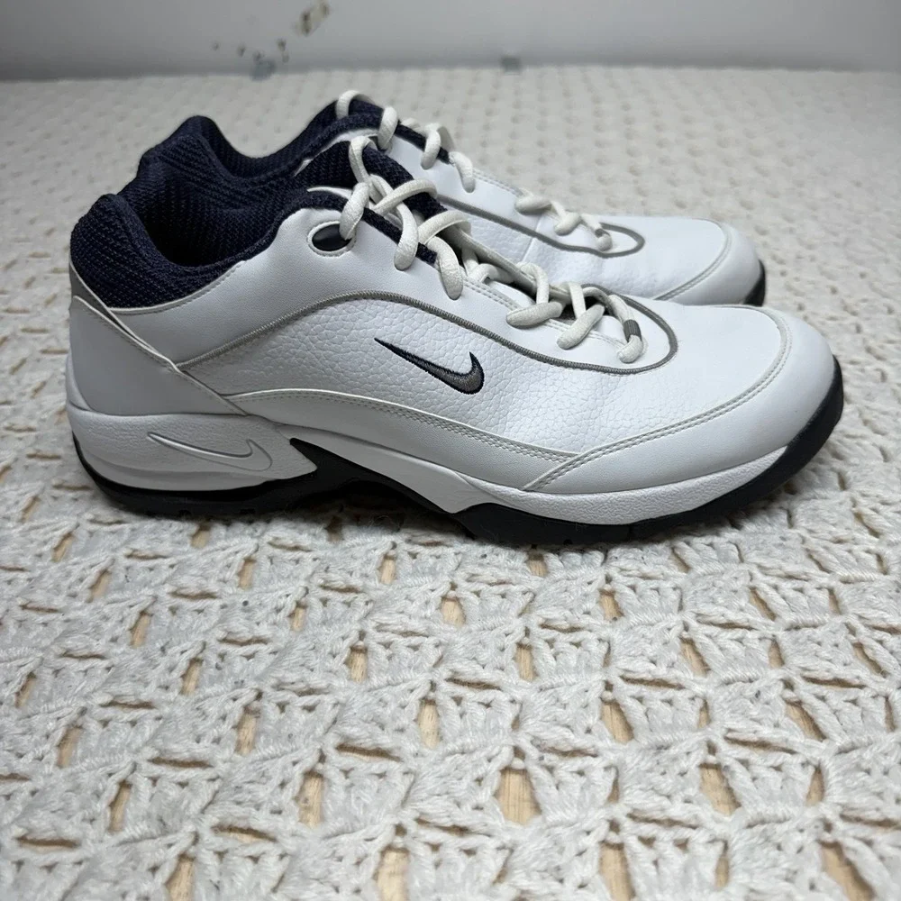 Nike Air Challenge Golf Shoes Mens 9,5 White Leather Classic Retro 183911-141